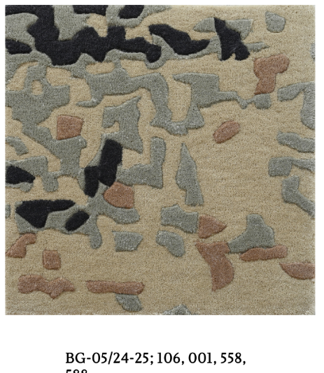 NZ Wool Hand-Tufted, 106, 001, 558, 588, Cut Pile